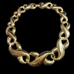 Givenchy Vintage Gold Plated Chain Necklace